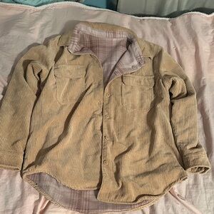 Tan Corduroy Reversible Jacket